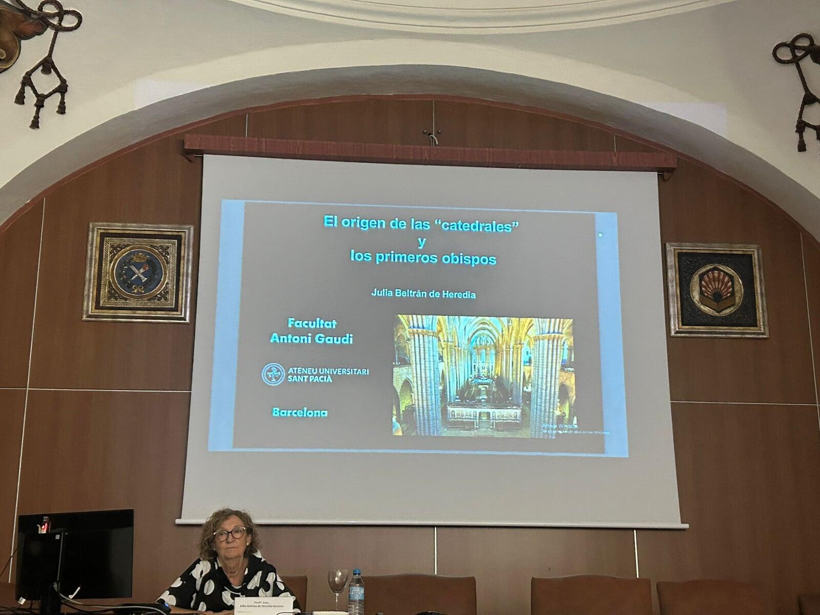 La Dra. Julia Beltran de Heredia participa en el Congrés Internacional “Centros de poder y evolución urbanística en ciudades históricas: de la etapa romana a la final de la Edad Media”